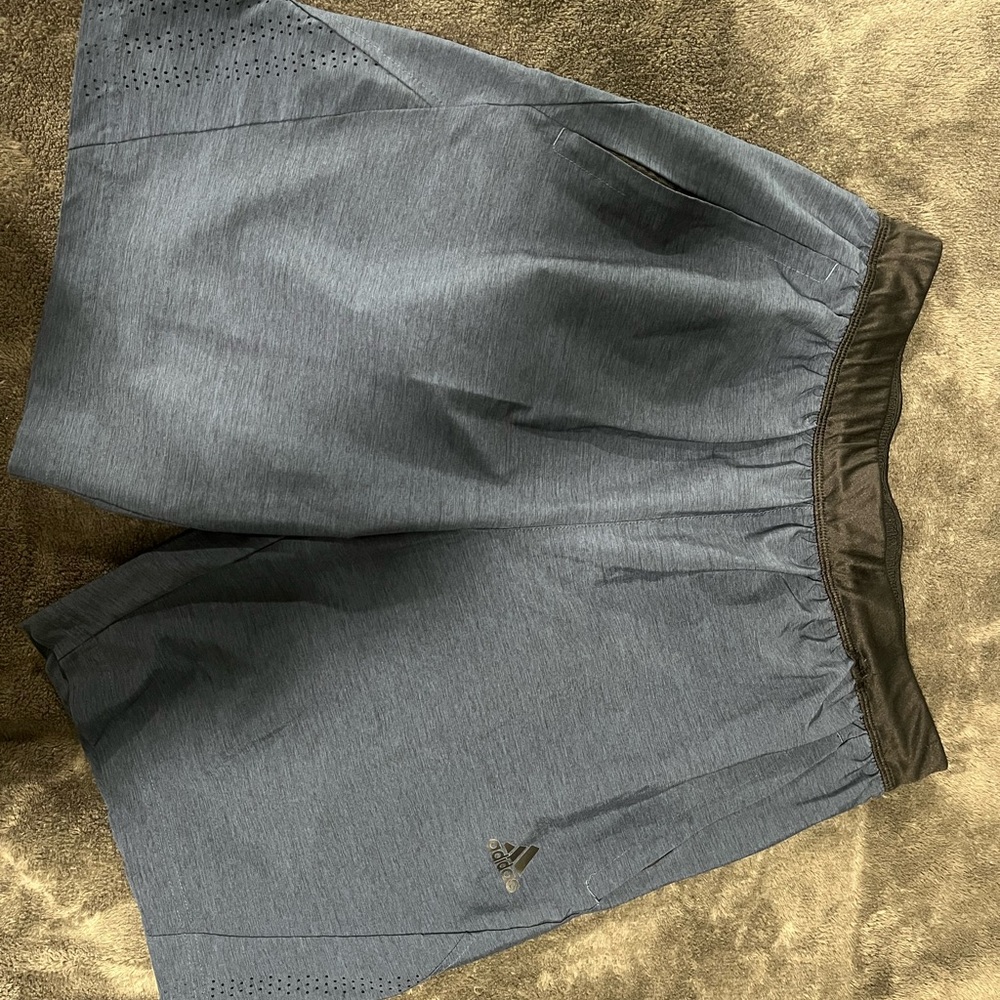 Adidas Men's Gray Performance Shorts